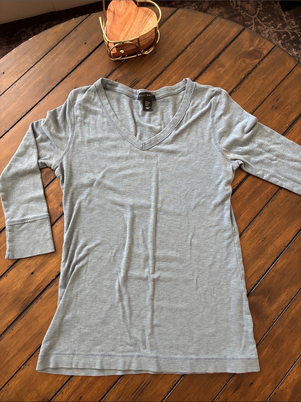 Willi Smith V-Neck Long Sleeve Tee